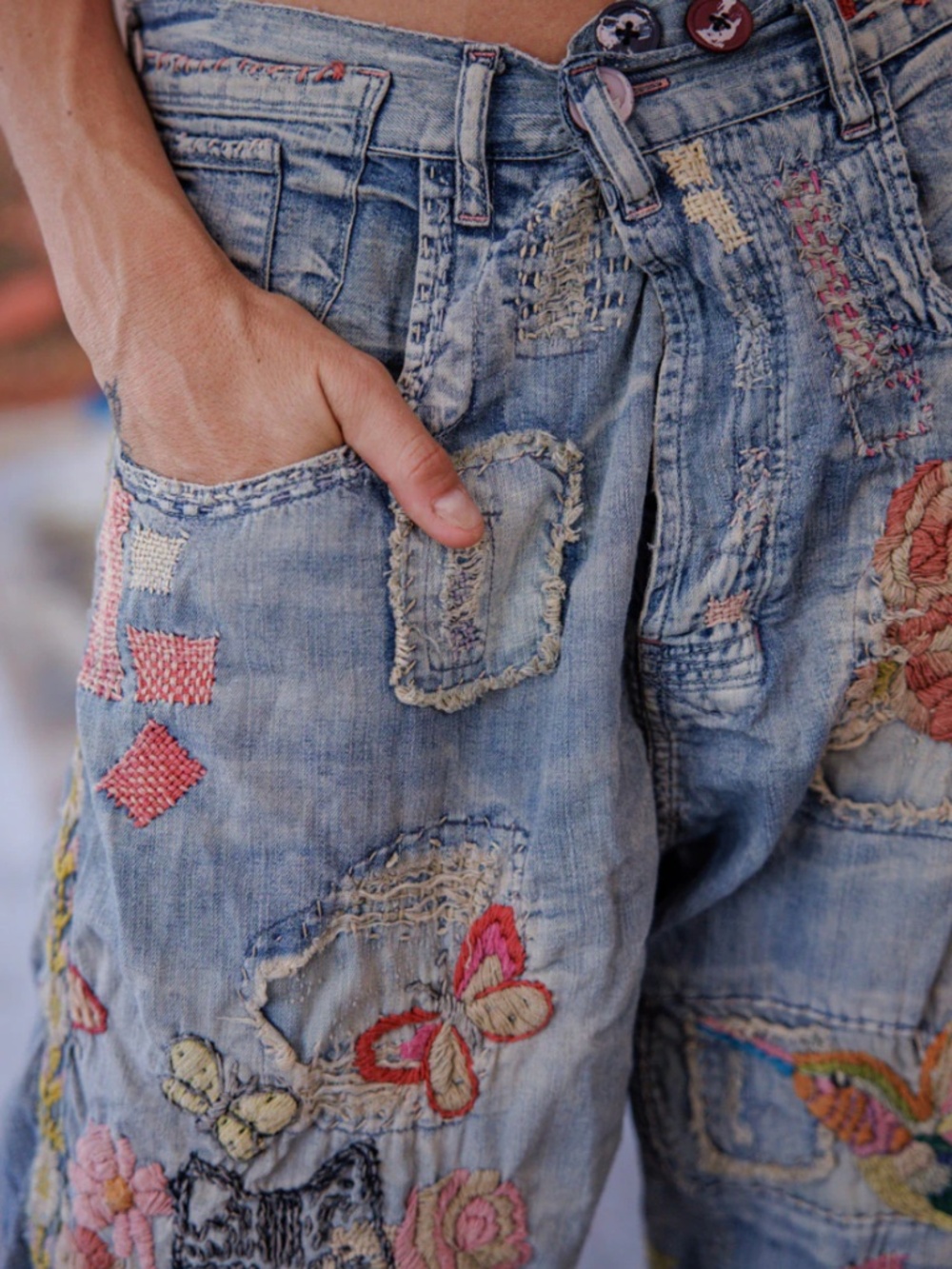 🦋NWT MAGNOLIA PEARL TOBY MINER DENIMS🦋 - Picture 7 of 11
